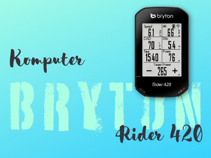 Bryton Rider 420 – Twój inteligentny kompan na każdej trasie!